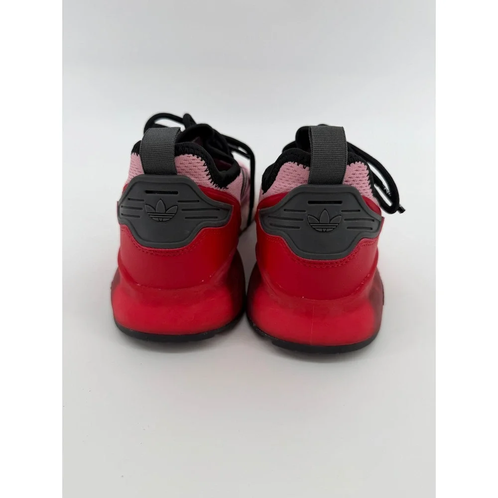 Adidas Ninja ZX 2K Boost True Pink Core Black Scarlet FZ0454 Mens 4 Womens 5.5